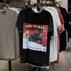 Kendrick Lamar Inspired Kung Fu Kenny Graphic Tee   90_S Comic Style Shirt